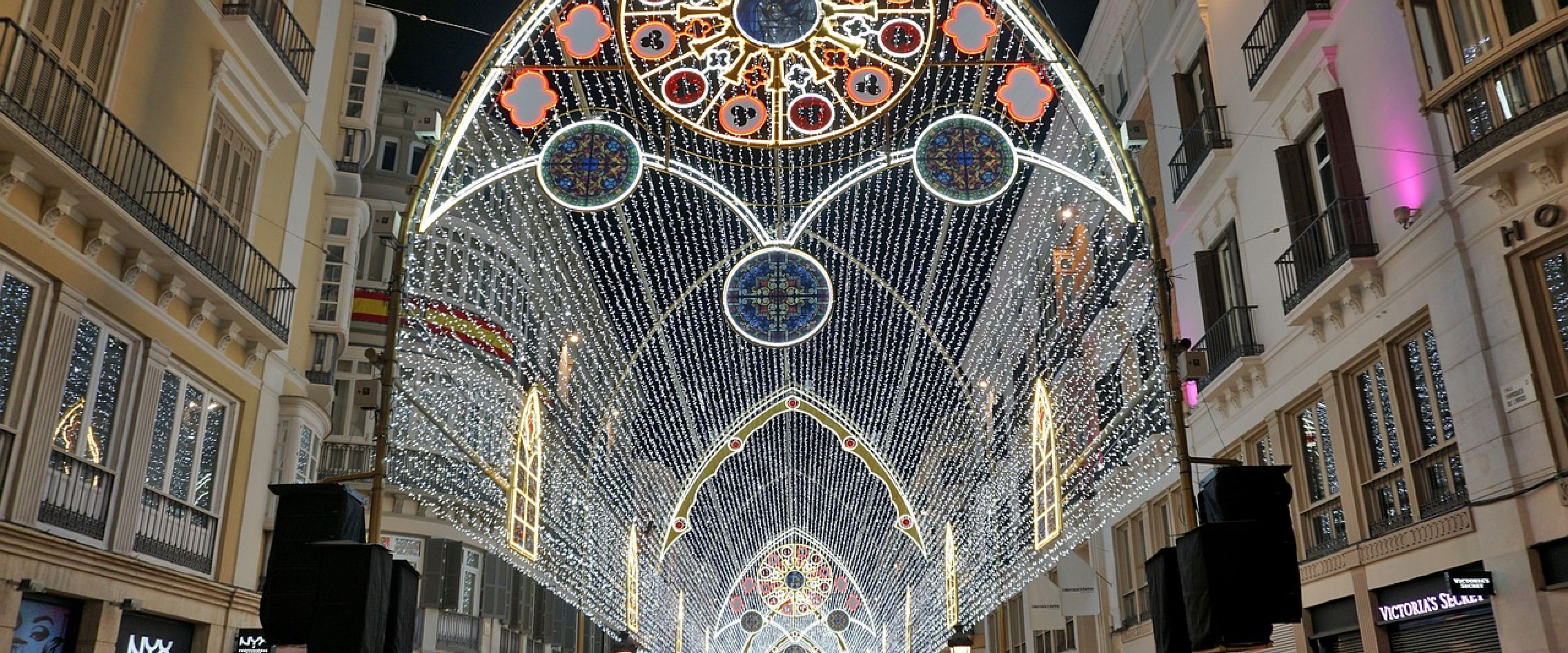 Malaga Christmas Lights 2024